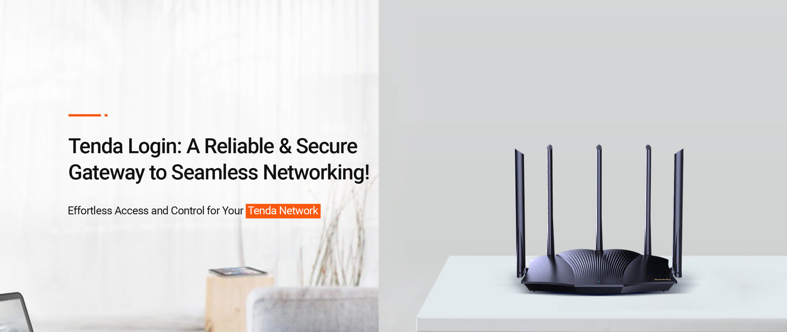 tenda router banner