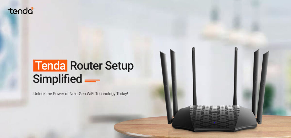 Tenda router setup