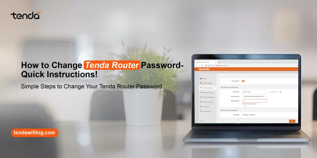 How to Change Tenda Router Password​